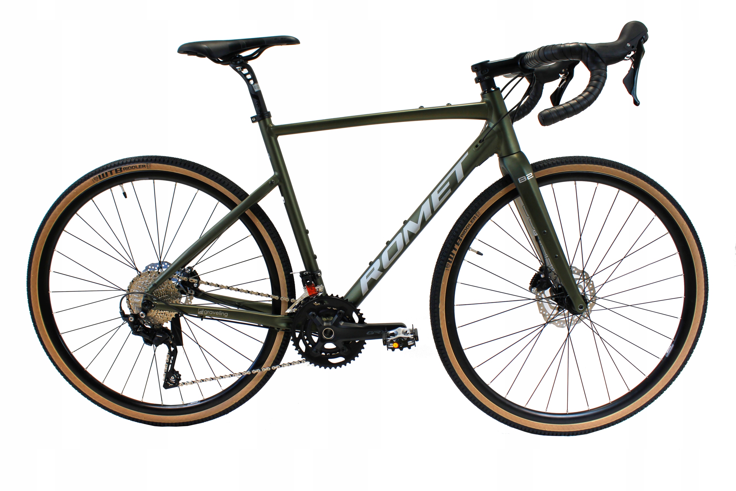 Romet Boreas 2 GRX gravel rama 54cm zielony ASPRE 2