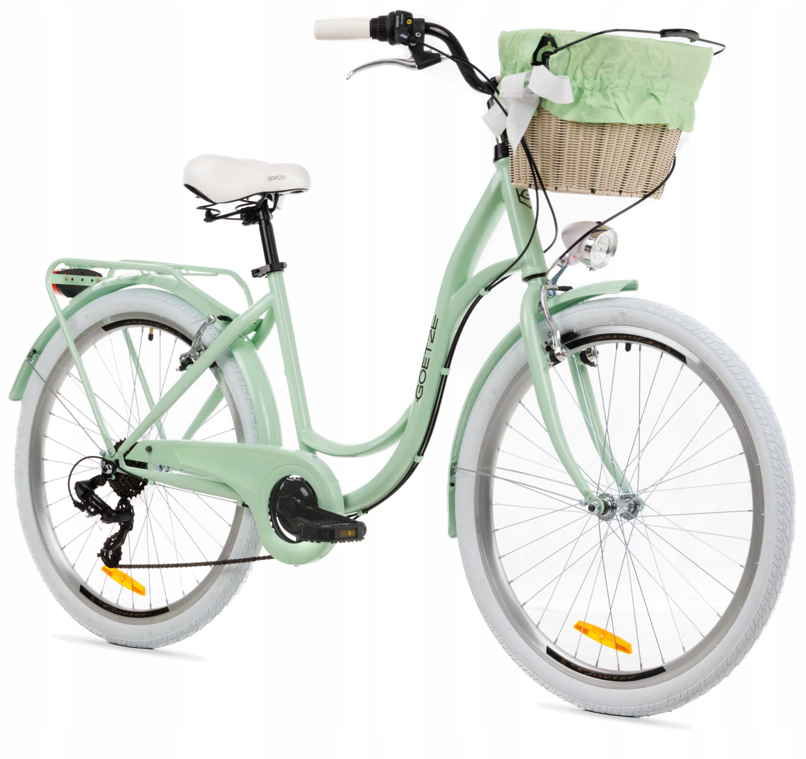 DAMSKI ROWER MIEJSKI Goetze 26 LEKKI DAMKA SHIMANO KOSZ