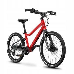 Lekki rower dziecięcy woom EXPLORE 4 20 cali aluminiowy przerzutki czerwony